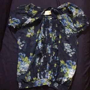 A&F Floral Top